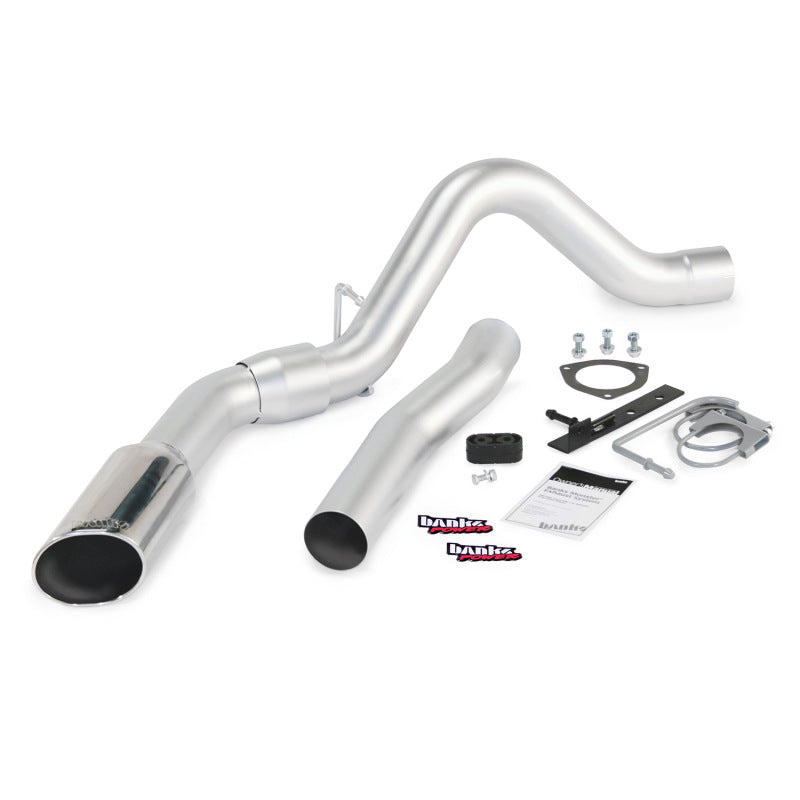 Banks Power 11-14 Chev 6.6L LML ECLB/CCSB/CCLB Monster Exhaust Sys - SS Single Exhaust w/ Chrome Tip - Black Ops Auto Works