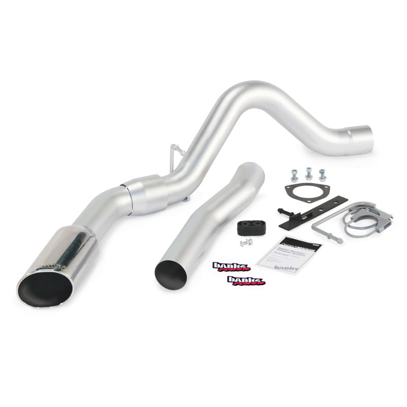 Banks Power 15 Chevy 6.6L LML ECLB/CCSB/CCLB Monster Exhaust Sys - SS Single Exhaust w/ Chrome Tip - Black Ops Auto Works