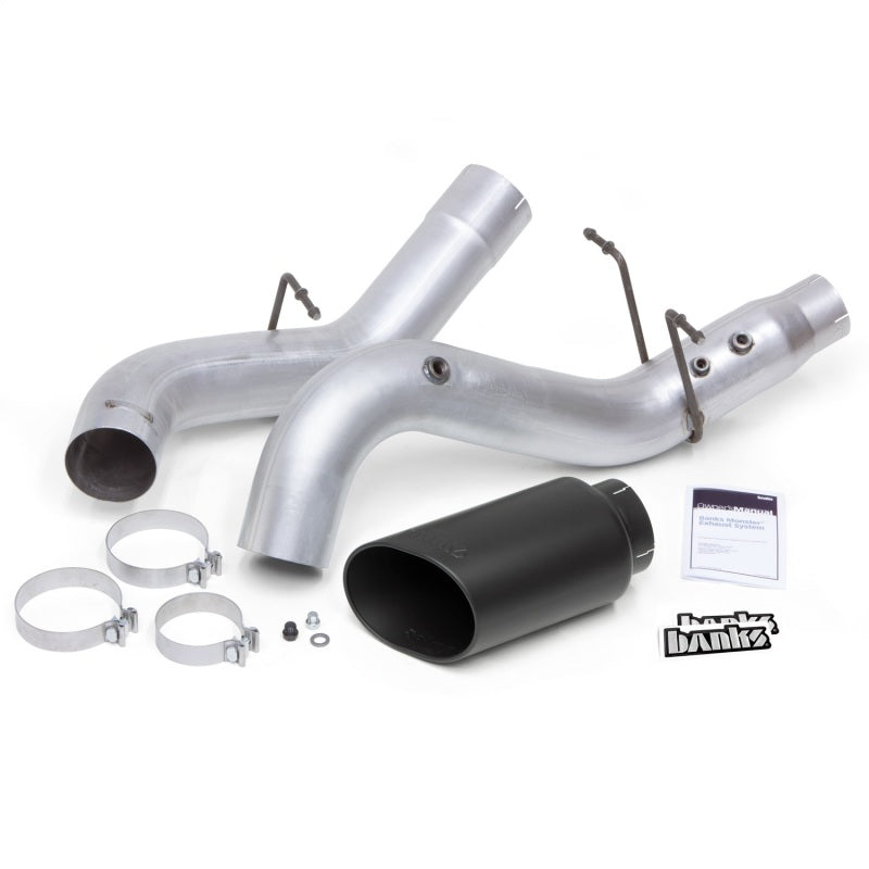 Banks Power 17-19 Chevy Duramax L5P 2500/3500 Monster Exhaust System w/ Black Tip - Black Ops Auto Works