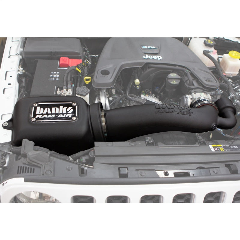 Banks Power 18-20 Jeep 3.6L Wrangler (JL) Ram-Air Intake System - Dry Filter - Black Ops Auto Works