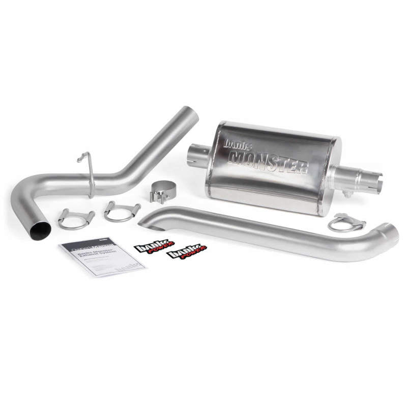 Banks Power 87-01 Jeep 4.0L Cherokee Monster Exhaust System - Black Ops Auto Works