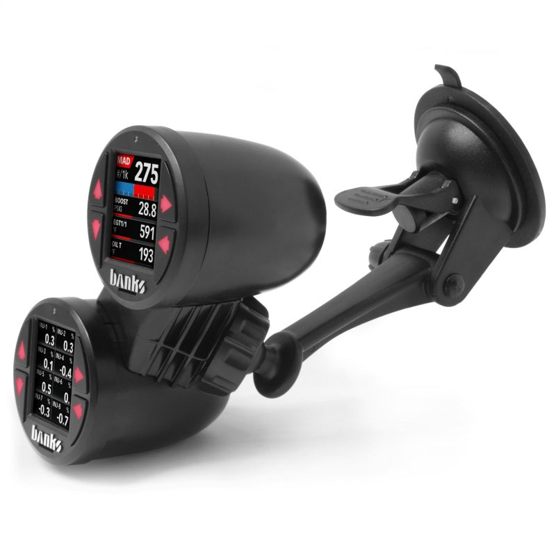 Banks Power Dual Gauge Pod Suction Mount For iDash 1.8 And 52mm Gauges - Black Ops Auto Works
