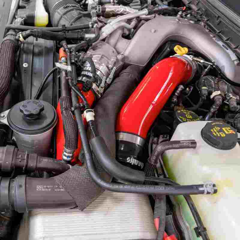 Banks Power 17-26 Ford Super Duty 6.7L Non-HO Boost Tube Kit - Red - Banks Power GBE26008