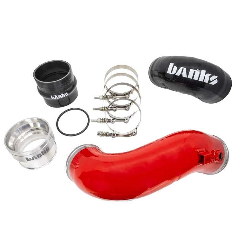 Banks Power 17-26 Ford Super Duty 6.7L Non-HO Boost Tube Kit - Red - Banks Power GBE26008