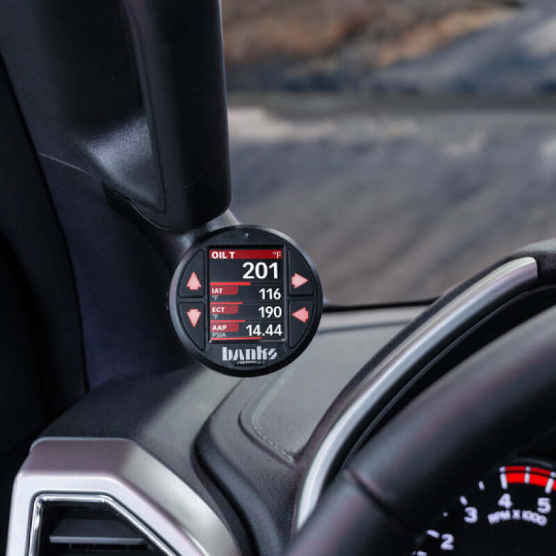 Banks 15-20 Ford F150 / 17-22 Ford Super Duty iDash Stealth Pod Mount - Banks Power GBE63365