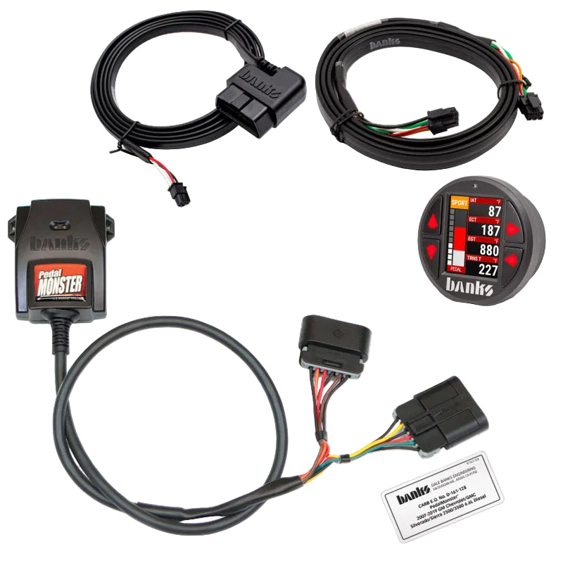 Banks Power Pedal Monster Kit Aptiv GT 150 6 Way w/iDash Pro 07.5-19 Chevy 2500/3500 6.6L Banks Power GBE64322-CP