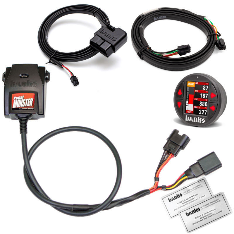 Banks Power Pedal Monster Kit Molex MX64 6 Way w/iDash Pro 07-19 RAM 2500/3500 and 11-20 FORD 6.7L Banks Power GBE64312-CP