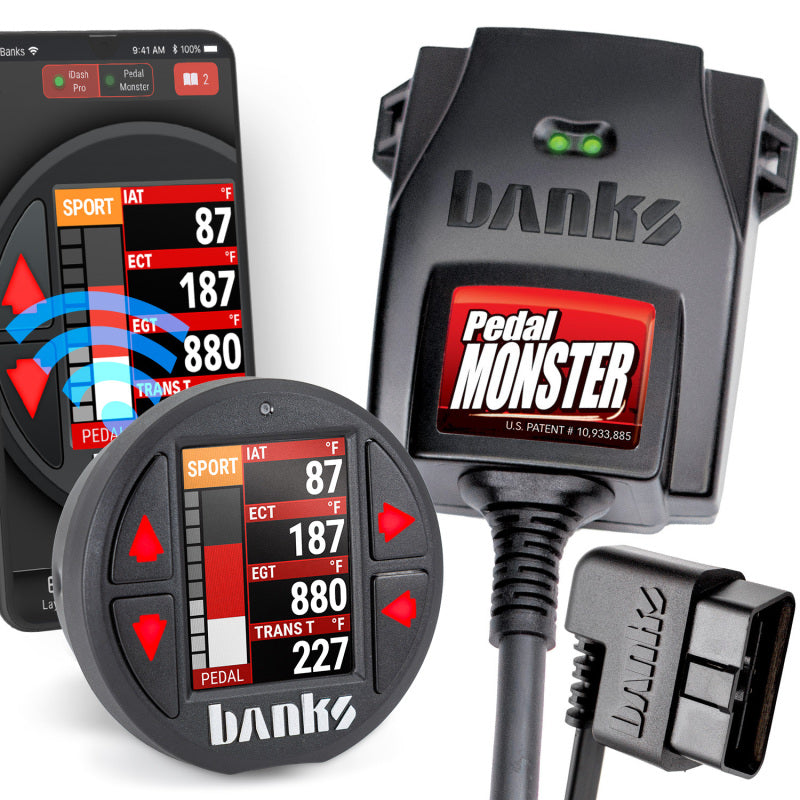 Banks Power Pedal Monster Kit Molex MX64 6 Way w/iDash Pro 07-19 RAM 2500/3500 and 11-20 FORD 6.7L Banks Power GBE64312-CP
