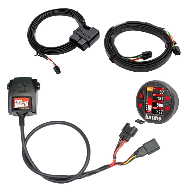 Banks Power Pedal Monster Kit Molex MX64 6 Way With iDash Data Pro Banks Power GBE64313-P