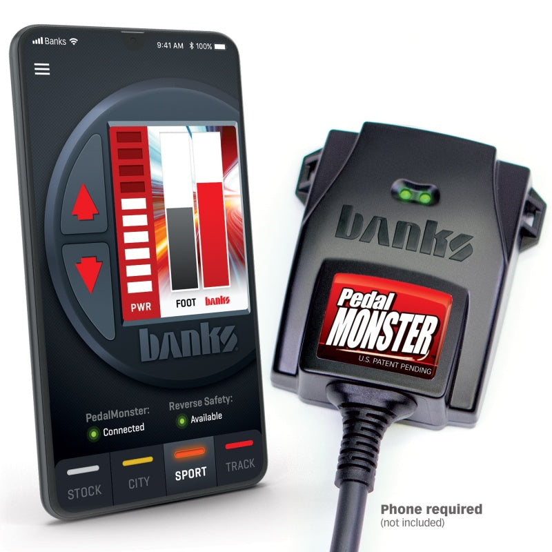 Banks Power Pedal Monster Kit (Stand-Alone) - Aptiv GT 150 - 6 Way - Use w/Phone - Black Ops Auto Works
