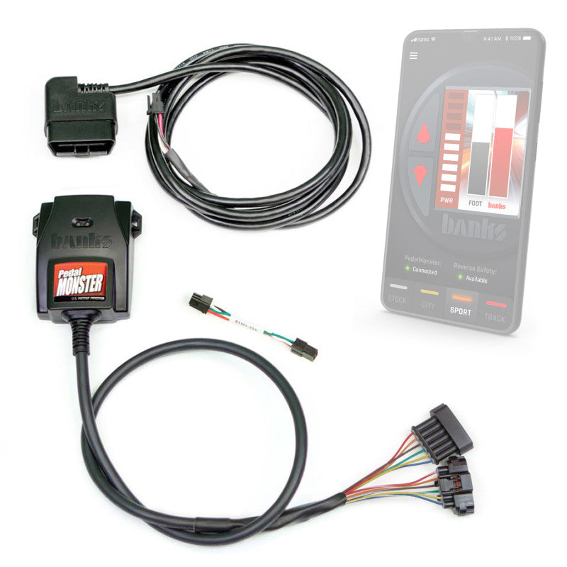 Banks Power Pedal Monster Kit (Stand-Alone) - Molex MX64 - 6 Way - Use w/Phone - Black Ops Auto Works