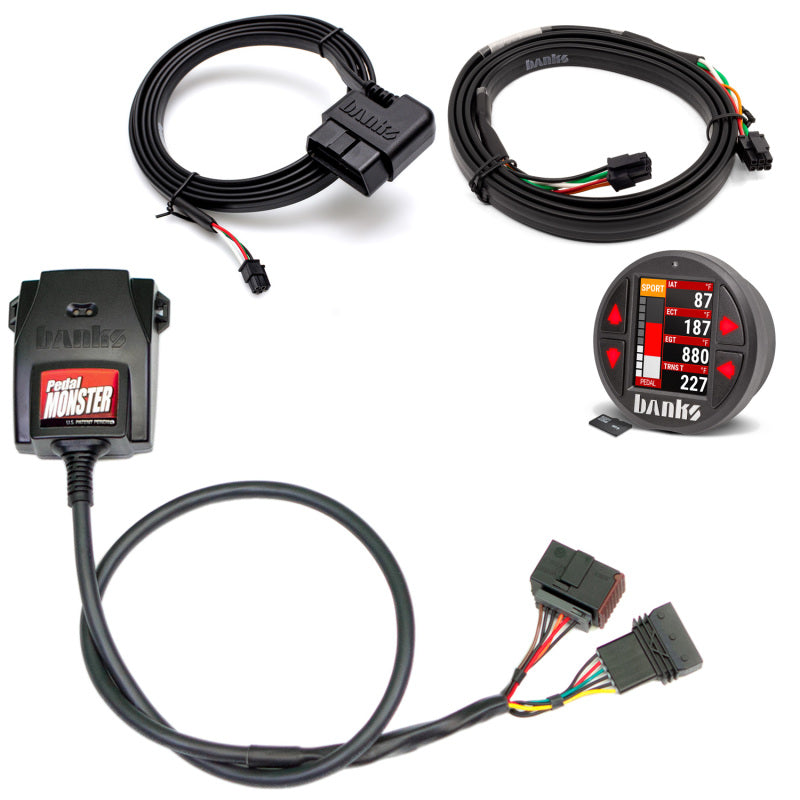 Banks Power Pedal Monster Kit TE Connectivity MT2 6 Way With iDash Data Pro Banks Power GBE64333-P