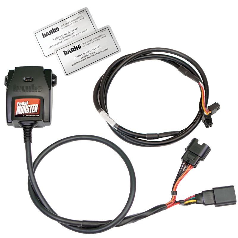 Banks Power Pedal Monster Throttle Sensitivity Booster for Use w/ Exst. iDash - 07-19 Ram 2500/3500 - Black Ops Auto Works