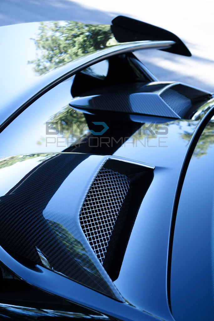 2018-2019 Porsche 991.2 GT3 Carbon Fiber Rear Intake Vents - BayOptiks 991-Mirror