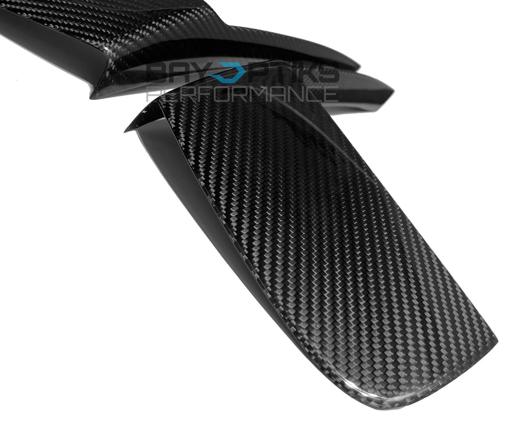 2018-2019 Porsche 991.2 GT3 GT3 RS Carbon Fiber Front Bumper Splitters - BayOptiks 991-Splitter