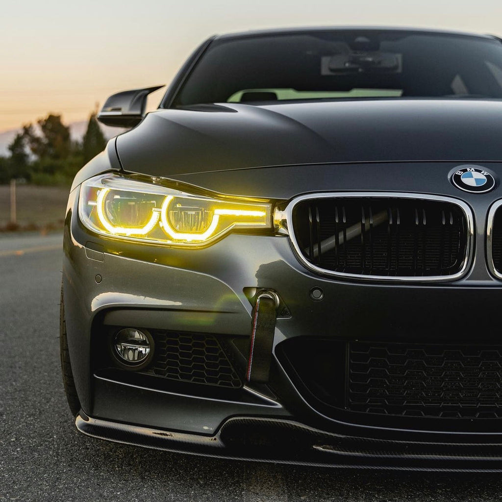 BMW 3 Series 2016-18 CSL Yellow Headlight DRL Module Upgrade - BayOptiks DRL-F30-2016