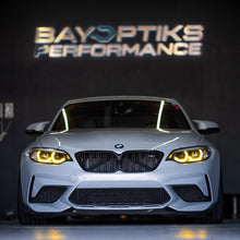 Load image into Gallery viewer, BMW M2 2 Series 2018-21 CSL Yellow Headlight DRL Module Upgrade - BayOptiks DRL-F87-2018