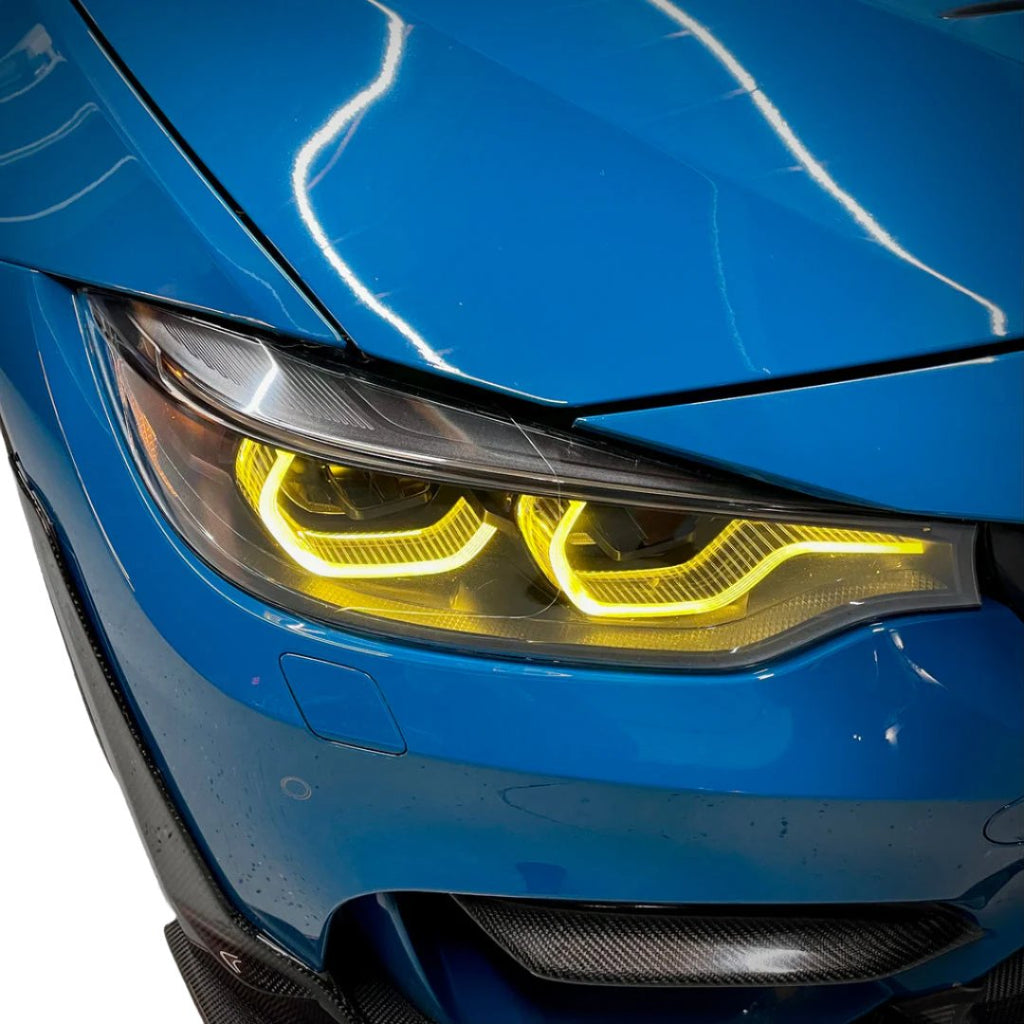 BMW M3 M4 2018-20 CSL Yellow Headlight DRL Module Upgrade - BayOptiks DRL-F8X