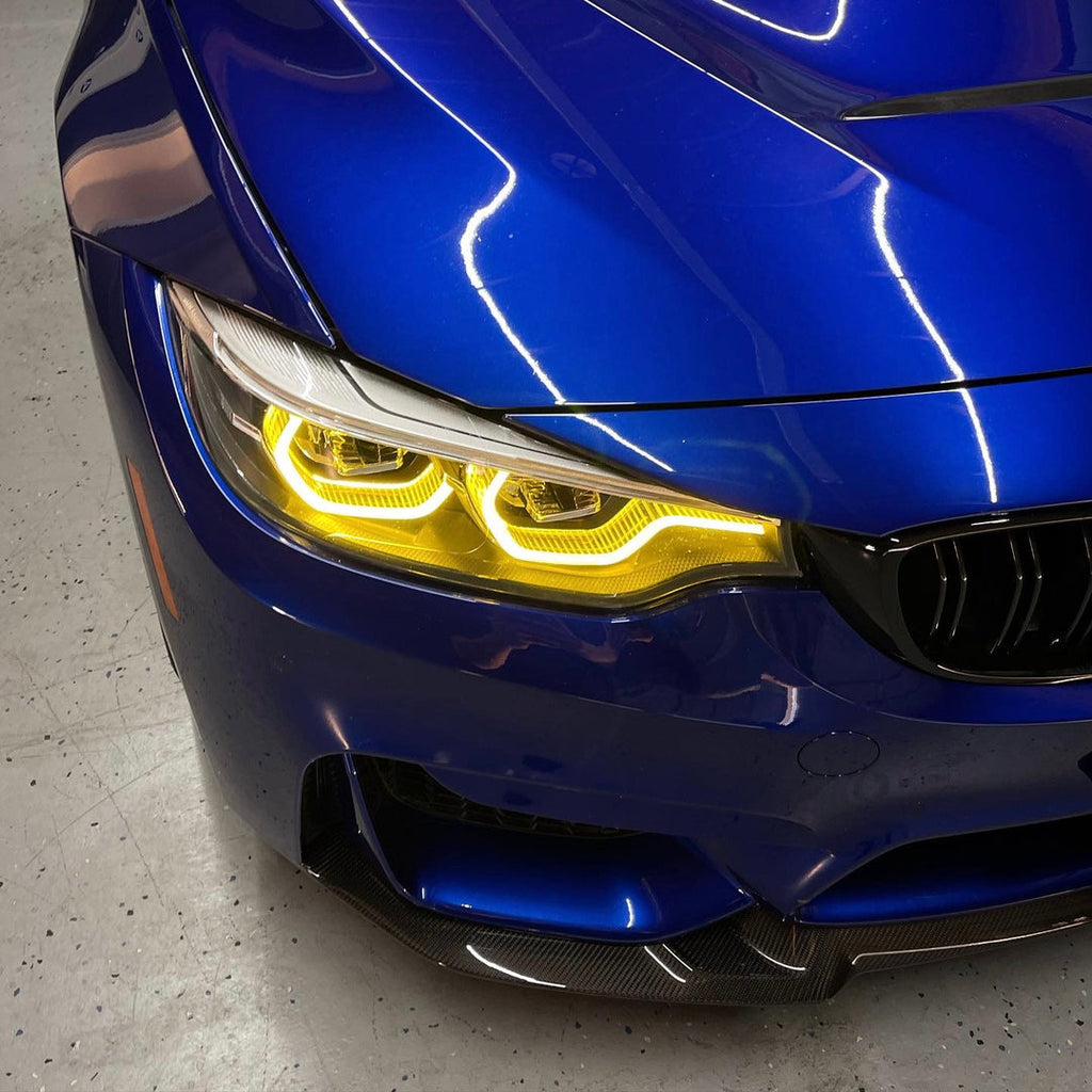 BMW M3 M4 2018-20 CSL Yellow Headlight DRL Module Upgrade - BayOptiks DRL-F8X