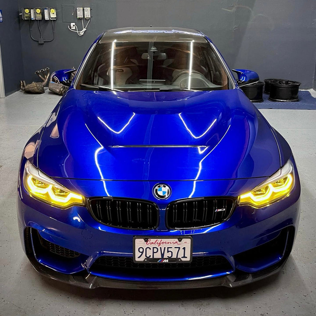 BMW M3 M4 2018-20 CSL Yellow Headlight DRL Module Upgrade - BayOptiks DRL-F8X