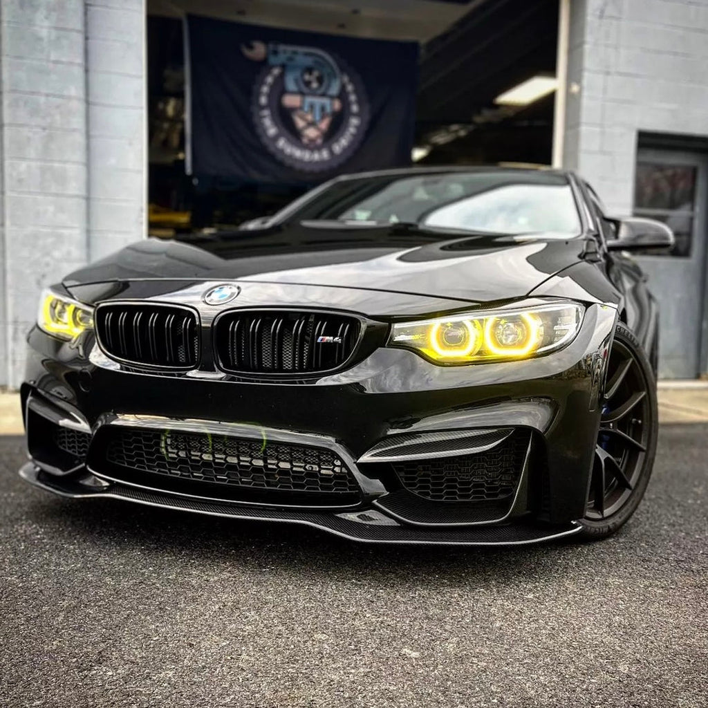 BMW M3 M4 2018-20 CSL Yellow Headlight DRL Module Upgrade - BayOptiks DRL-F8X