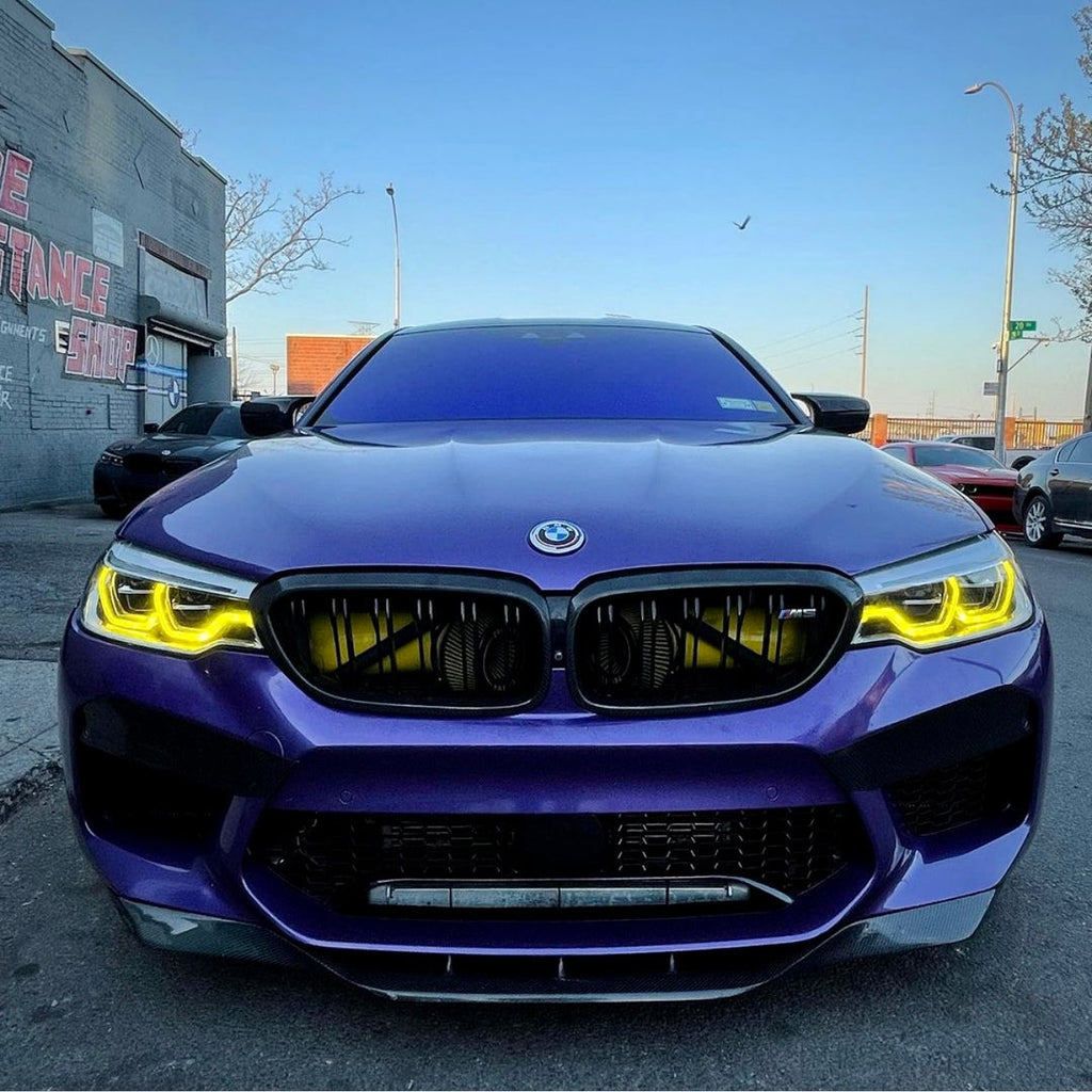 BMW M5 5 Series M5 CSL 2017-20 CSL Yellow Headlight DRL Module Upgrade - BayOptiks DRL-F90