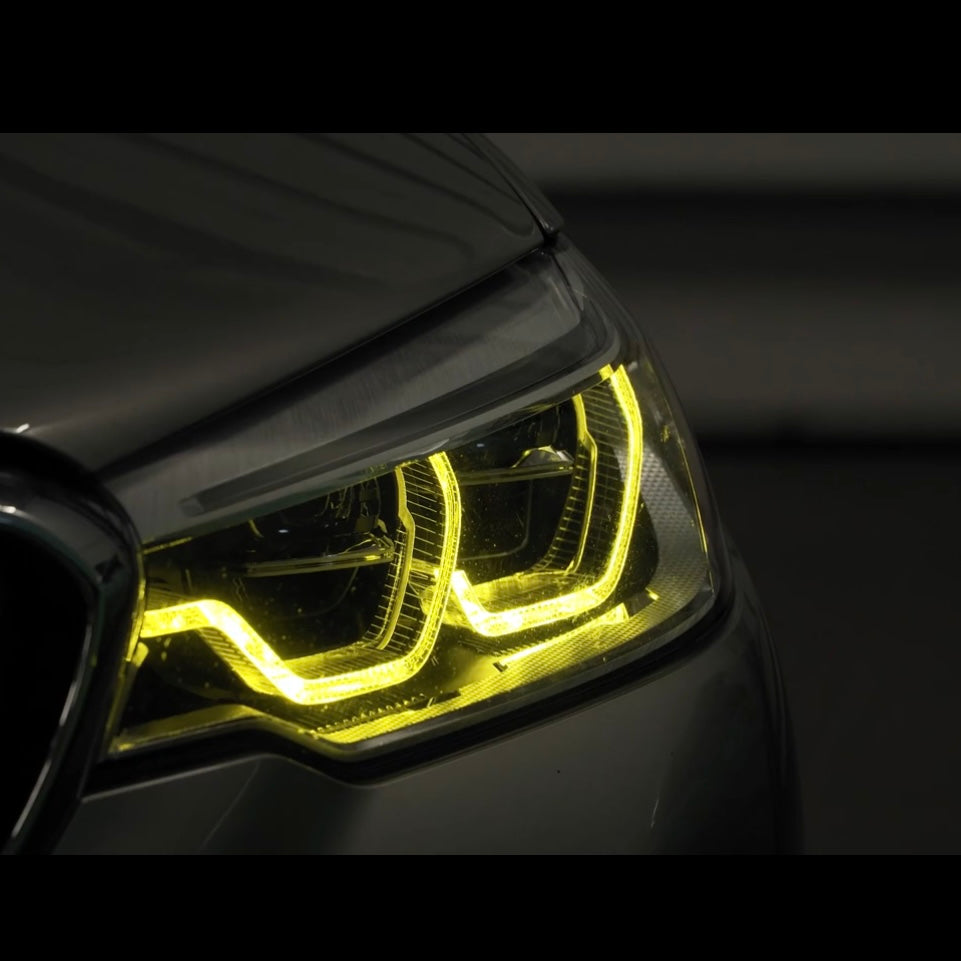 BMW M5 5 Series M5 CSL 2017-20 CSL Yellow Headlight DRL Module Upgrade - BayOptiks DRL-F90