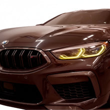 Load image into Gallery viewer, BMW M8 8 Series 2019-Present CSL Yellow Headlight DRL Module Upgrade - BayOptiks DRL-F9X-2019