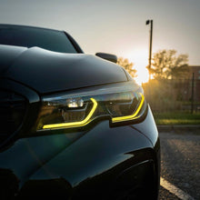 Load image into Gallery viewer, BMW 3 Series 2019-2022 CSL Yellow Headlight DRL Module Upgrade - BayOptiks DRL-G20-2019