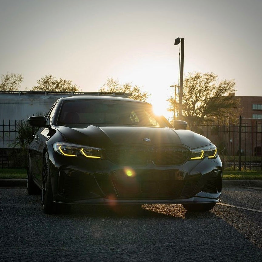 BMW 3 Series 2019-2022 CSL Yellow Headlight DRL Module Upgrade - BayOptiks DRL-G20-2019