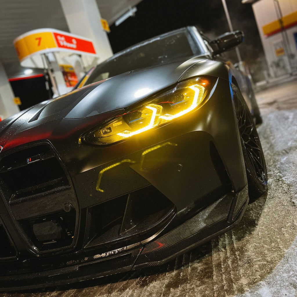 BMW M3 M4 4 Series 2021+ CSL Yellow Headlight DRL Module Upgrade - BayOptiks DRL-G8X