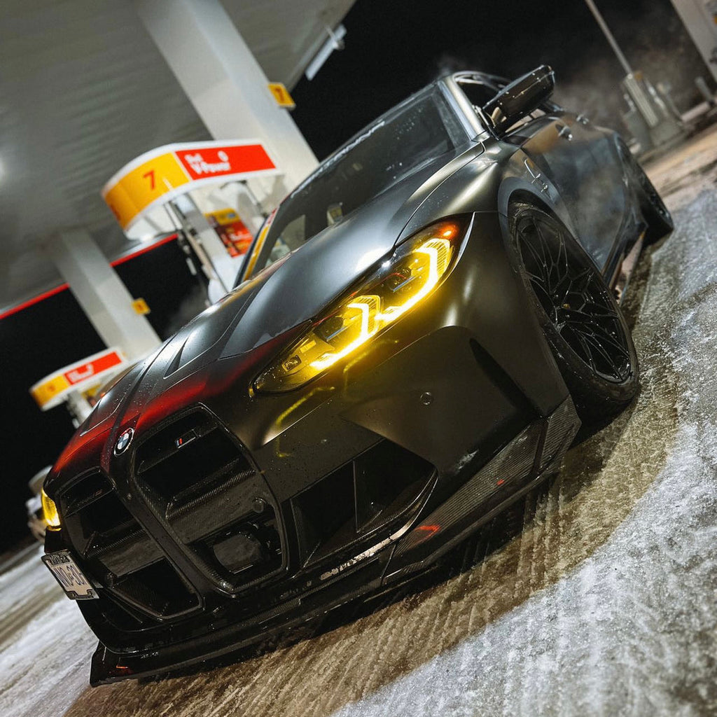 BMW M3 M4 4 Series 2021+ CSL Yellow Headlight DRL Module Upgrade - BayOptiks DRL-G8X