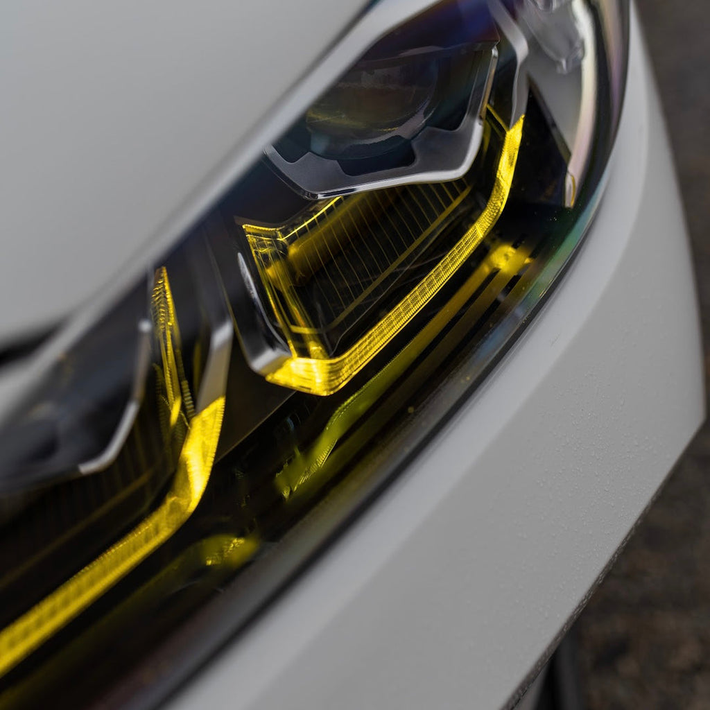BMW M3 M4 4 Series 2021+ CSL Yellow Headlight DRL Module Upgrade - BayOptiks DRL-G8X