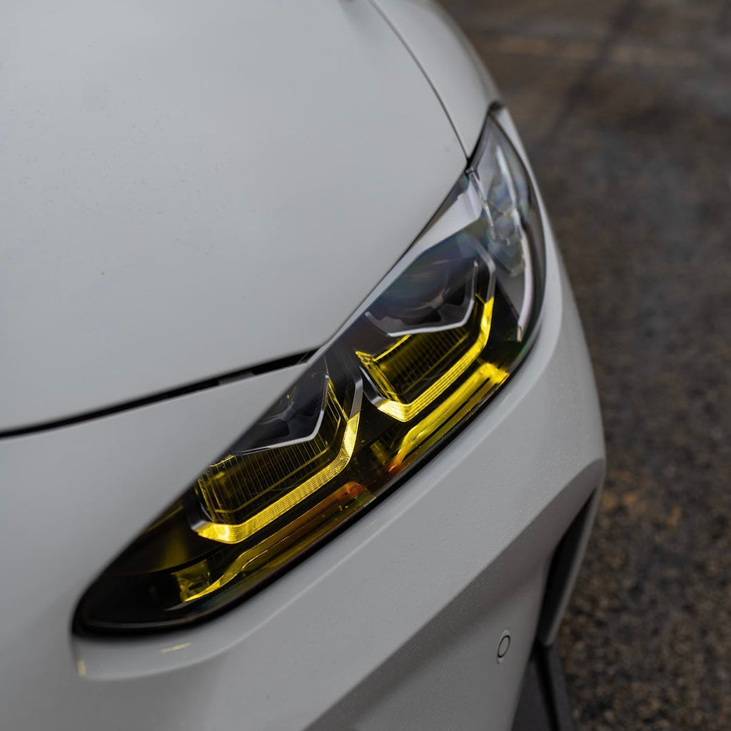 BMW M3 M4 4 Series 2021+ CSL Yellow Headlight DRL Module Upgrade - BayOptiks DRL-G8X