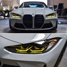 Load image into Gallery viewer, BMW M3 M4 4 Series 2021+ CSL Yellow Headlight DRL Module Upgrade - BayOptiks DRL-G8X