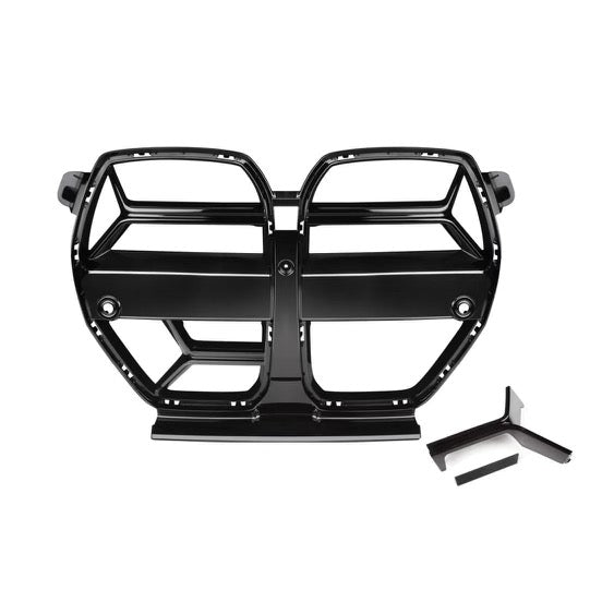 2021-Present BMW M3 M4 Gloss Black CSL Grill - BayOptiks G8X-CSL Grill