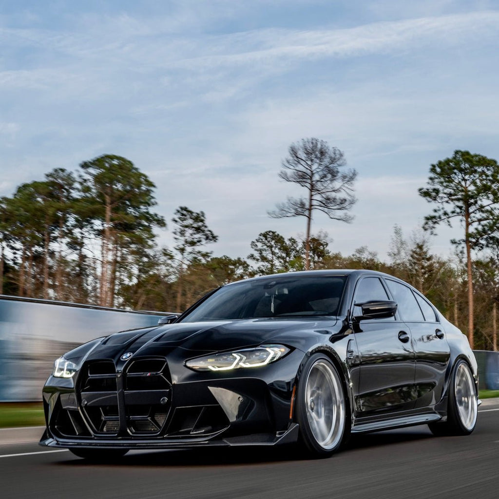 BMW M3 M4 M CSL Style Carbon Fiber Front Lip Splitter 2021+ - BayOptiks G8X-CSL-Splitter