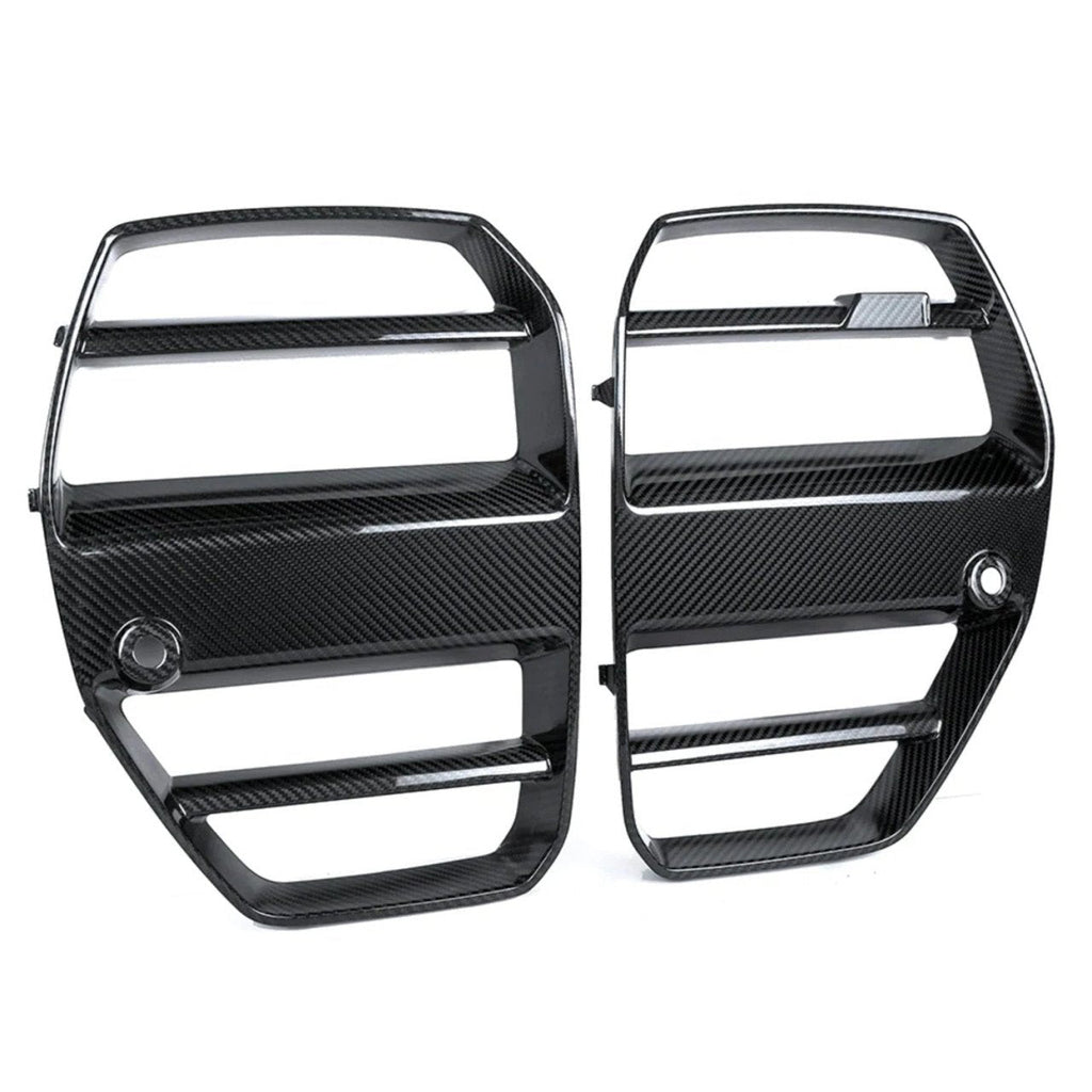 2021-Present BMW M3 M4 GT Style Carbon Fiber Grill - BayOptiks G8X-GTN