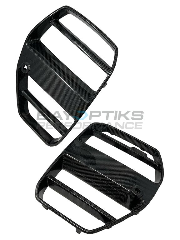 2021-Present BMW M3 M4 GT Style Carbon Fiber Grill - BayOptiks G8X-GTN