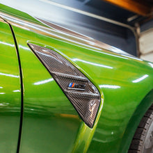 Load image into Gallery viewer, 2021-Present BMW M3 M4 Carbon Fiber Air Breather Fender Trim - BayOptiks G8X-M3-Fender