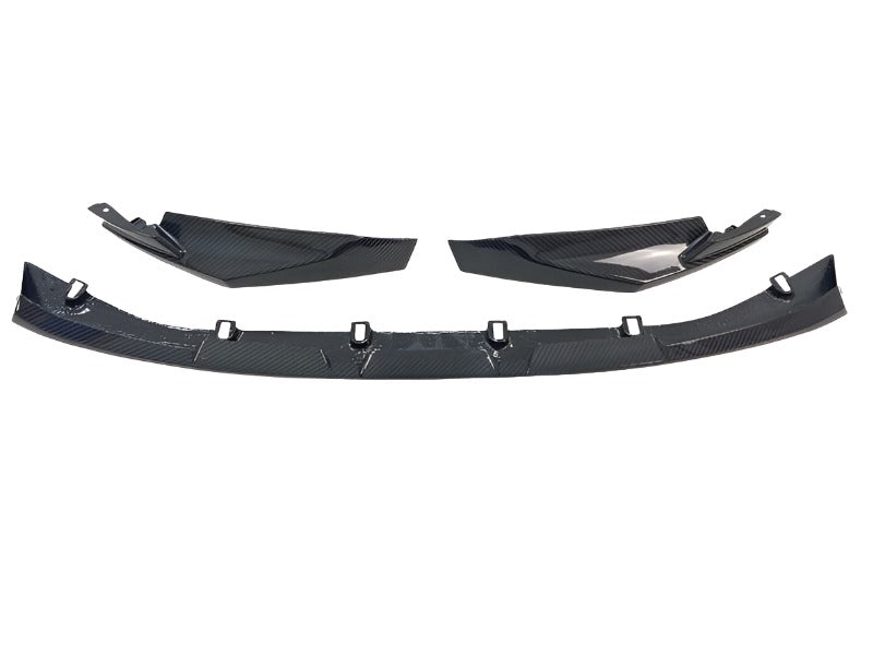 2021+ BMW M3 M4 M Performance Style Carbon Fiber Front Splitter Lip - BayOptiks G8X-MSplitter
