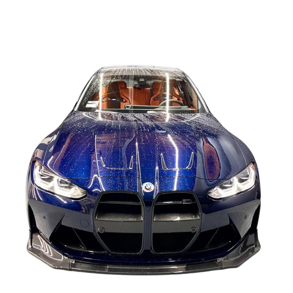 2021-Present BMW M3 M4 Vorsteiner Style Carbon Fiber Front Lip Splitter - BayOptiks G8X-V Splitter