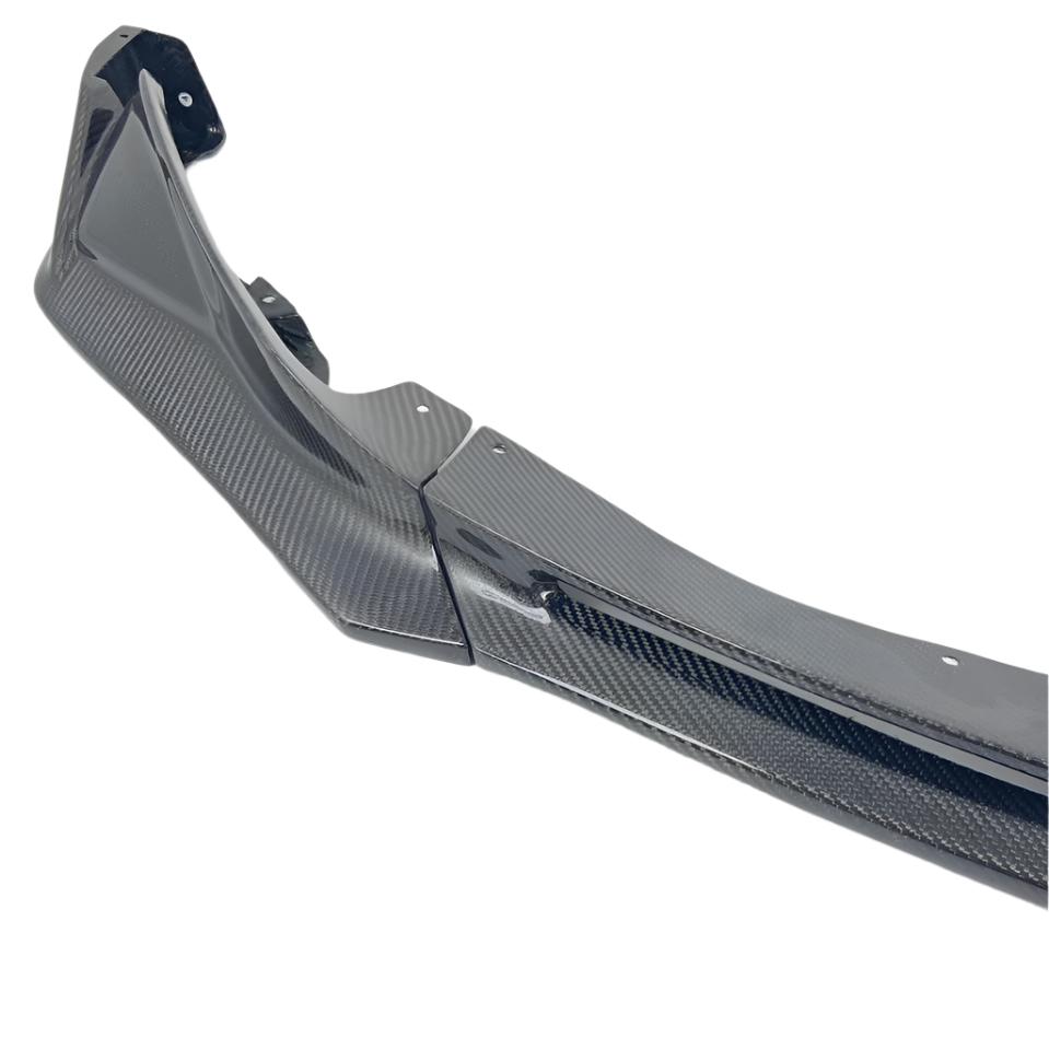 2021-Present BMW M3 M4 Vorsteiner Style Carbon Fiber Front Lip Splitter - BayOptiks G8X-V Splitter
