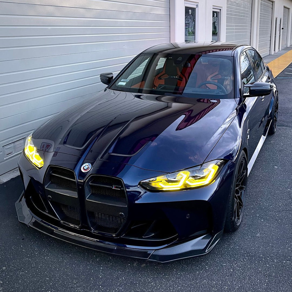2021+ BMW M3 M4 Vorsteiner Style Carbon Fiber Grill - BayOptiks G8X-VGrill
