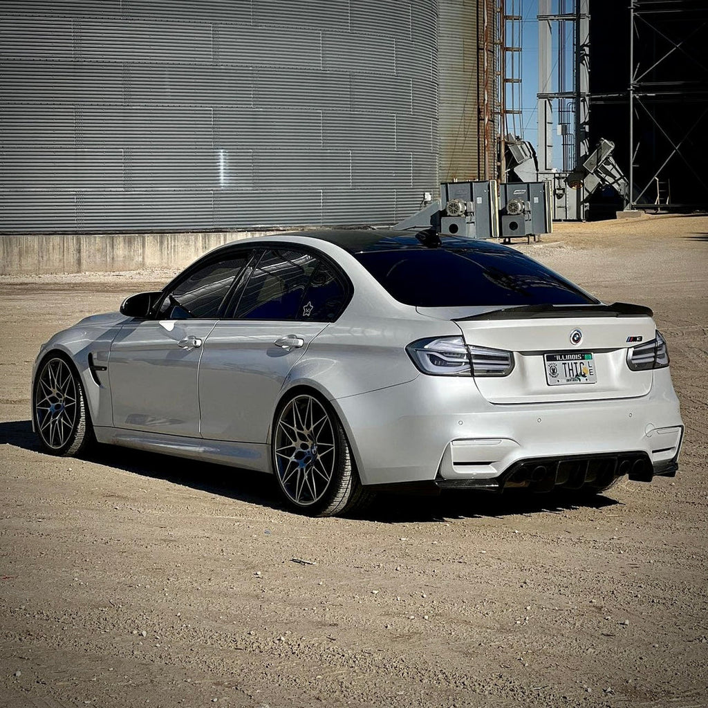 BMW M3 3 Series 2012-18 Euro Clear LCI Style Taillights - BayOptiks TL-F80-F30-Euro