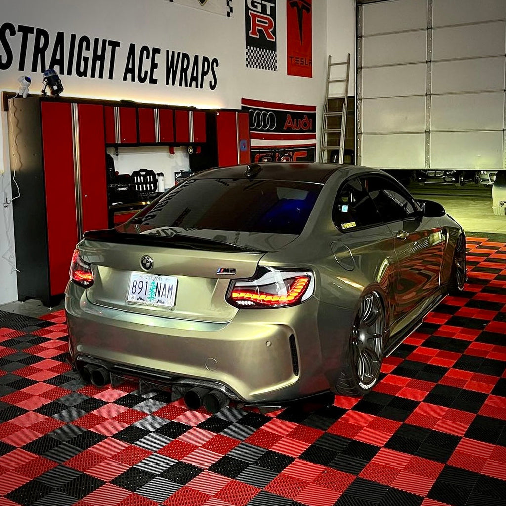 BMW M2 2 Series 2014-21 Sequential OLED GTS Style Taillights - BayOptiks TL-F87-F22