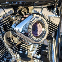 Load image into Gallery viewer, SSC170-0719A-S&amp;S Cycle 08-16 Touring/16-17 Softail Models Stealth Air Stinger Kit w/ Chrome Teardrop-Air Intake Components-S&amp;S Cycle