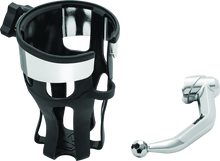 Load image into Gallery viewer, KUR6494-Kuryakyn Reflex Drink Handlebar Honda Goldwing DCT Left Side Mount Chrome-Cup Holders-Kuryakyn