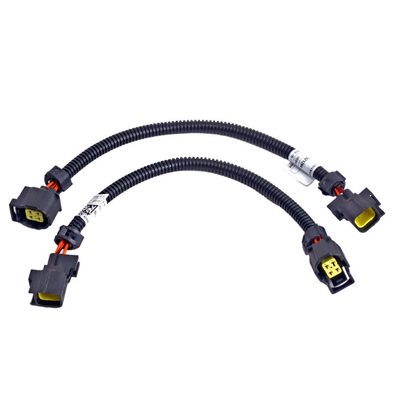 BBK 05-20 Dodge 4 Pin Square Style O2 Sensor Wire Harness Extensions 12 (pair) - Black Ops Auto Works