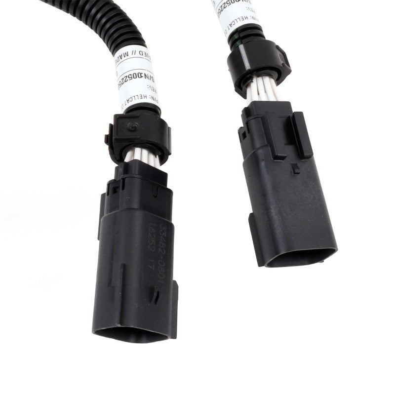 BBK 05-20 Dodge Hellcat 6.2L 6 Pin Front O2 Sensor Wire Harness Extensions 12 (pair) - Black Ops Auto Works